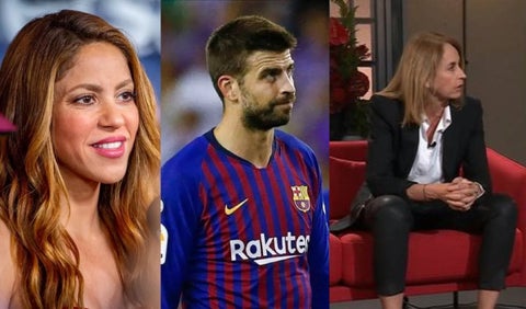 Shakira, Piqué y madre de Piqué