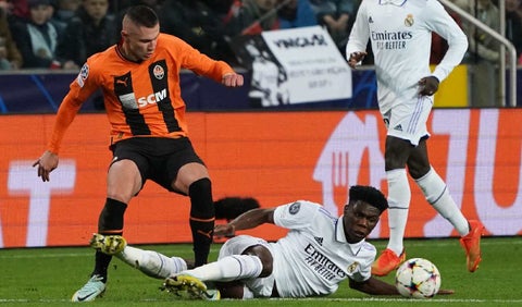 Shakhtar Donetsk derrotó a Real Madrid en Champions