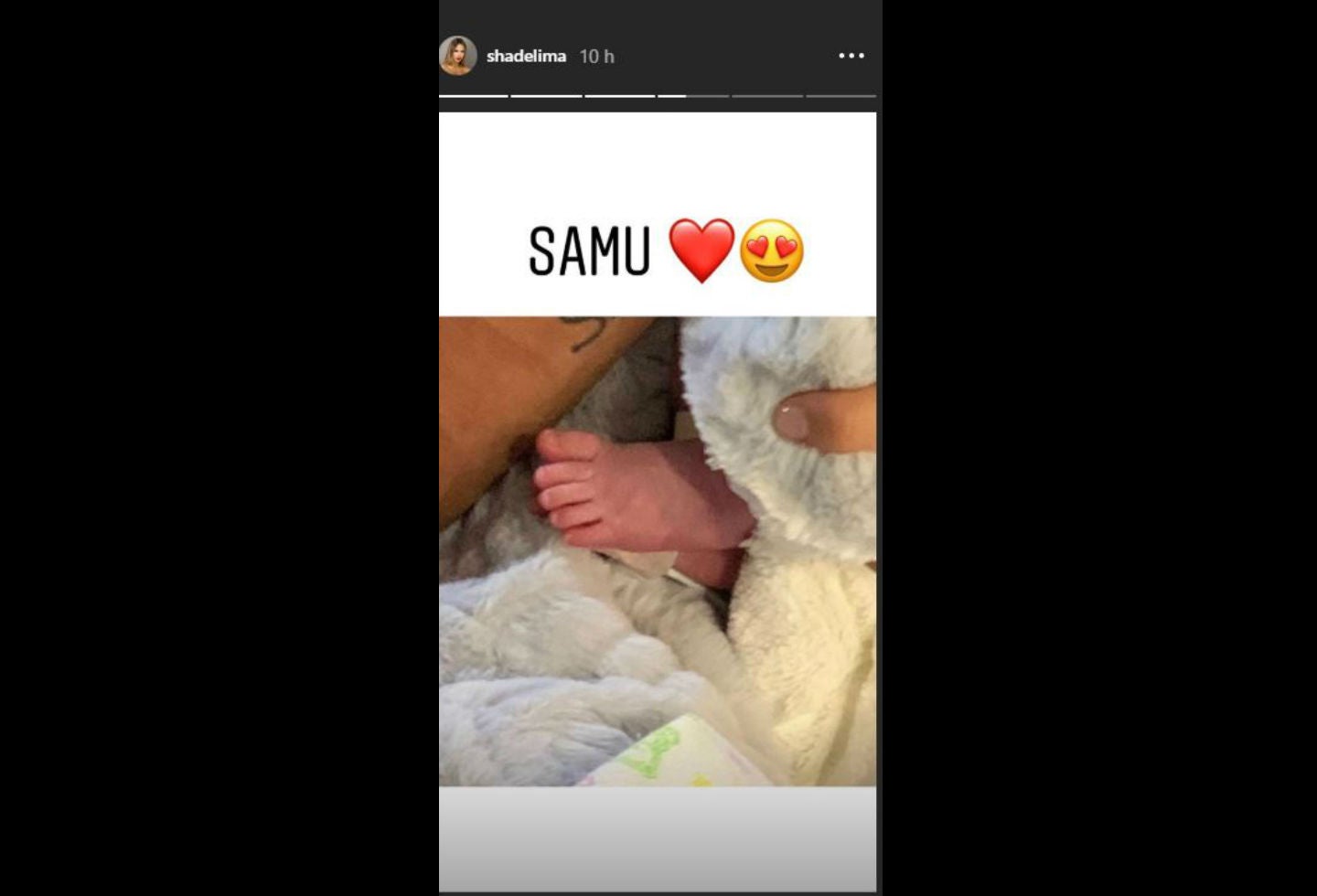 Shannon de Lima y el bebé de James Rodríguez