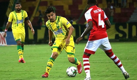 Sherman Cárdenas, jugador del Atlético Bucaramanga