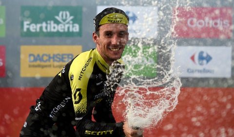 Simon Yates, (Mitchelton-Scott), ganador de la decimocuarta etapa de la Vuelta España 2018