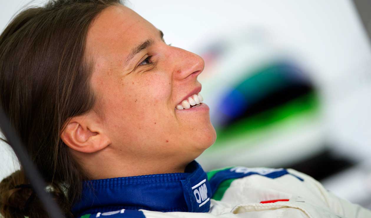 Simona de Silvestro, piloto de Sauber