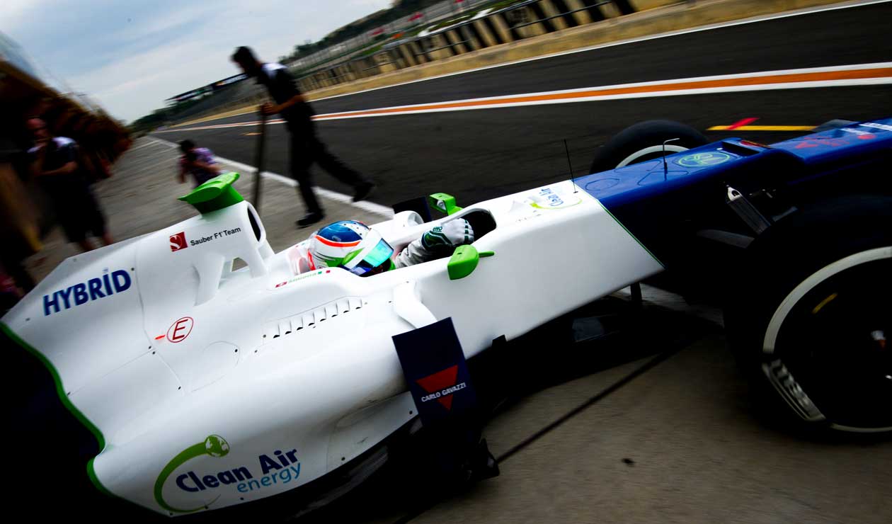 Simona de Silvestro, piloto de Sauber