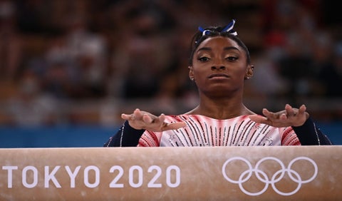 Simone Biles en los Juegos Olímpicos de Tokio