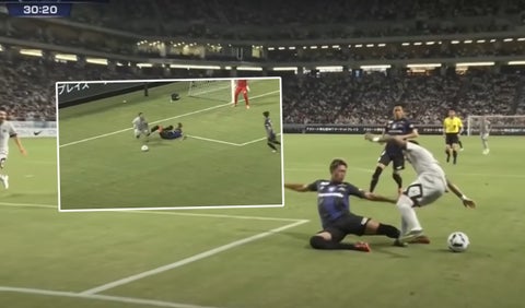 Simulación de Neymar en el PSG