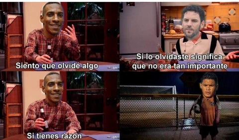 Captura de pantalla de memes de Teo