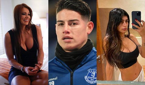 James Rodríguez, Esperanza Gómez, Mia Khalifa