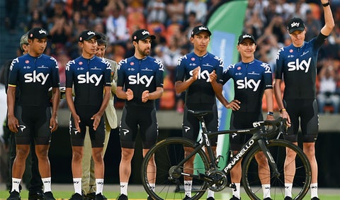 El equipo SKY, principal aspirante al título en el Tour Colombia 2.1