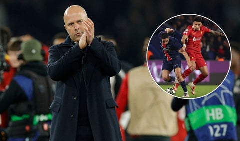 Arne Slot no perdonó los errores de Luis Díaz y compañía ante el PSG