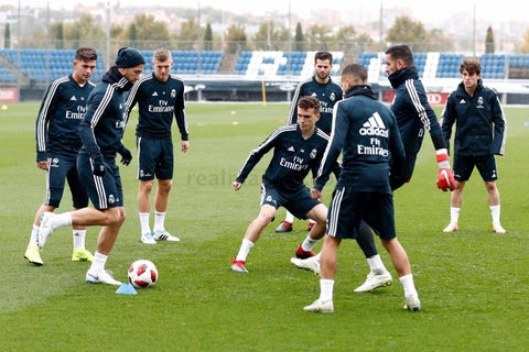 Santiago Solari, primer entrenamiento dirigiendo el Real Madrid