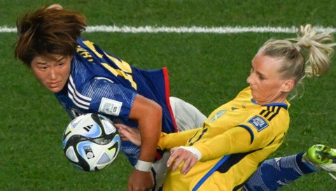 Suecia y Japón disputaron el segundo partido de cuartos de final del mundial