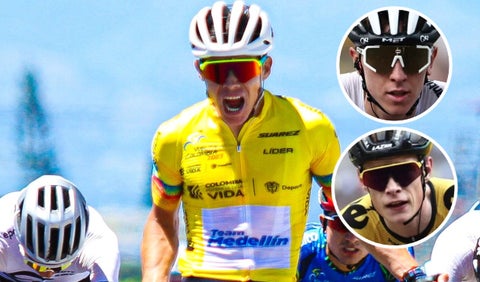 Superman López, Tadej Pogacar y Jonas Vingegaard