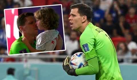Szczesny y su hijo