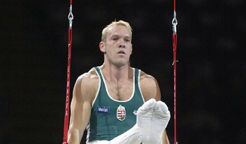 Szilveszter Csollany, gimnasta