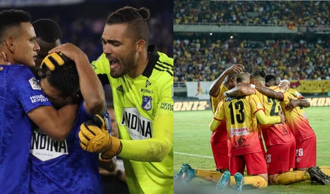 Millonarios, Pereira y Santa Fe, cuadrangulares Liga Betplay