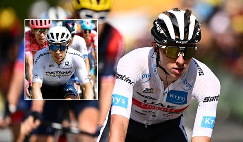 Tadej Pogacar y Superman López