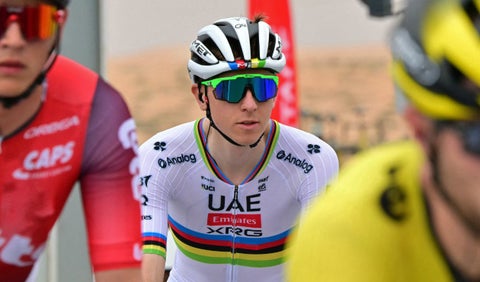 Tadej Pogacar en el UAE Tour 2025