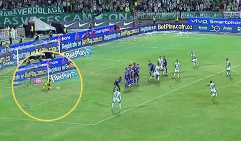 Salvada de Juanito Moreno en la final entre Nacional y Millonarios