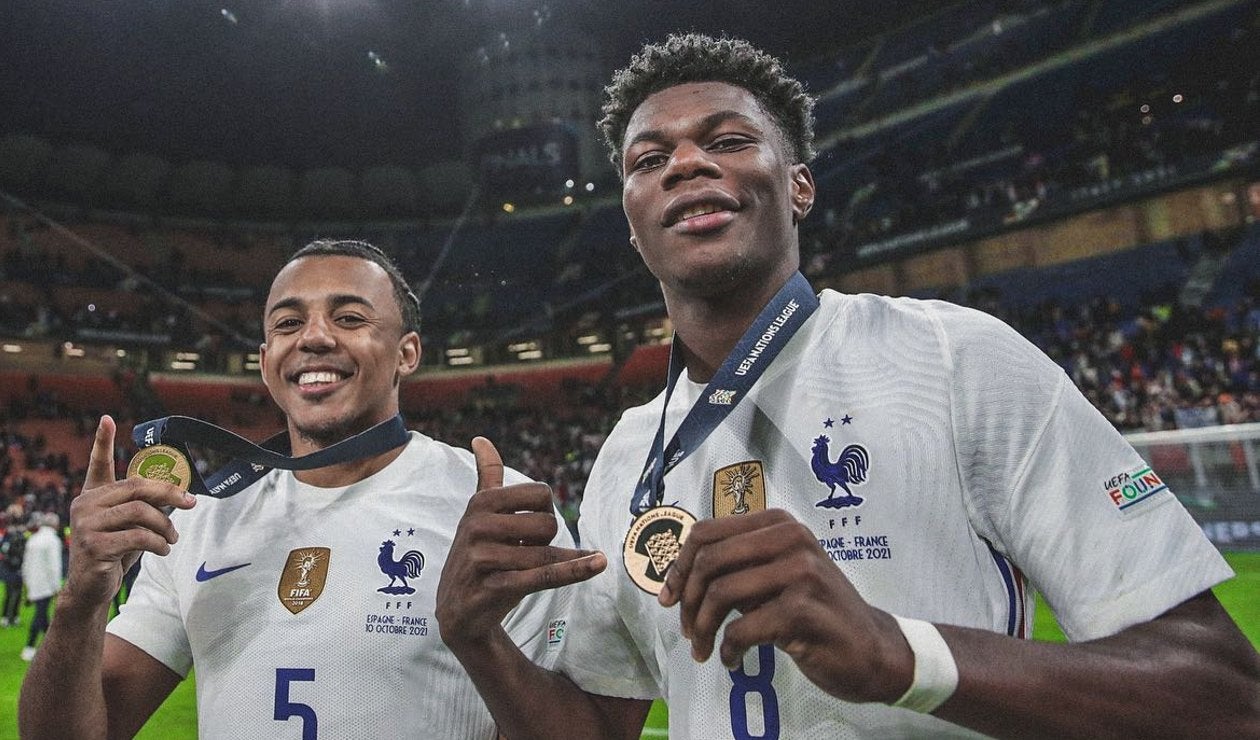 Tchouaméni y Koundé - Selección de Francia