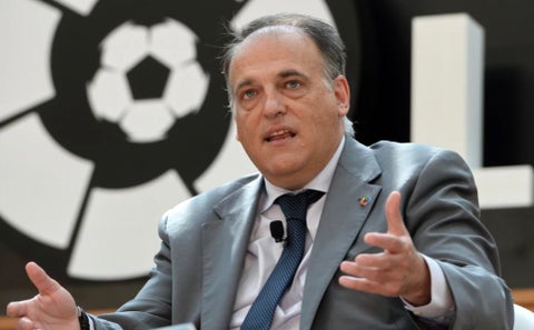 Javier Tebas, presidente de la liga española