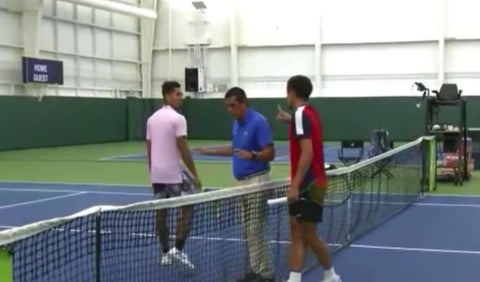 Tenis Challenger pelea