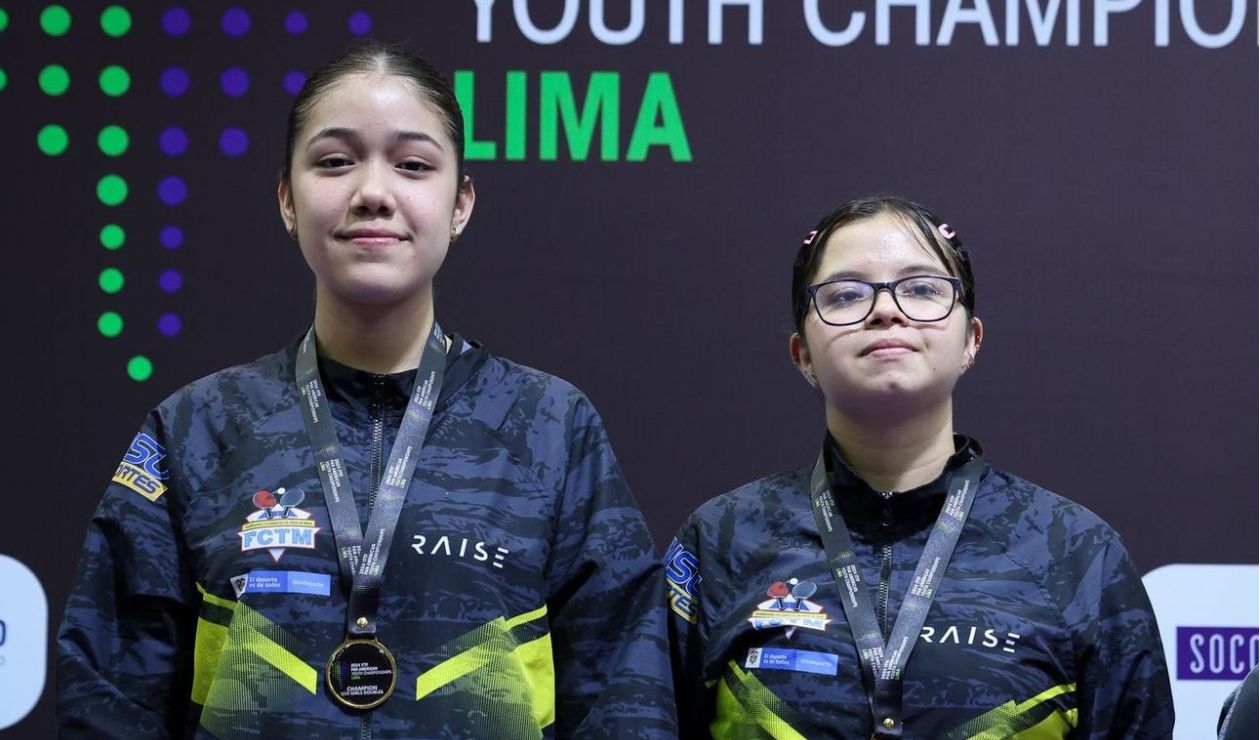 Ana Gómez y Mariana Rodríguez, tenis de mesa