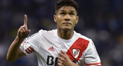Teófilo Gutiérrez, exjugador de River Plate