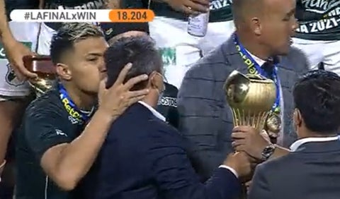 Teo y presidente Dimayor