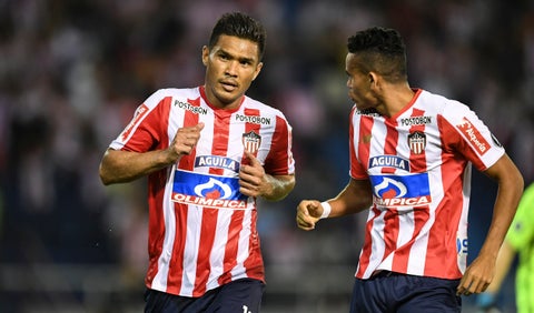 Teófilo Gutiérrez y el 'Guajiro' Díaz