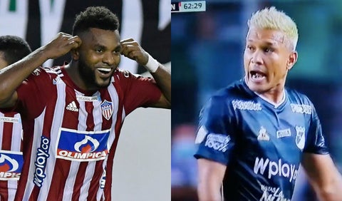 Teofilo Gutiérrez, Miguel Borja, Cali vs Junior
