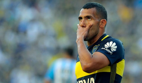 Carlos Tévez, delantero de Boca Juniors