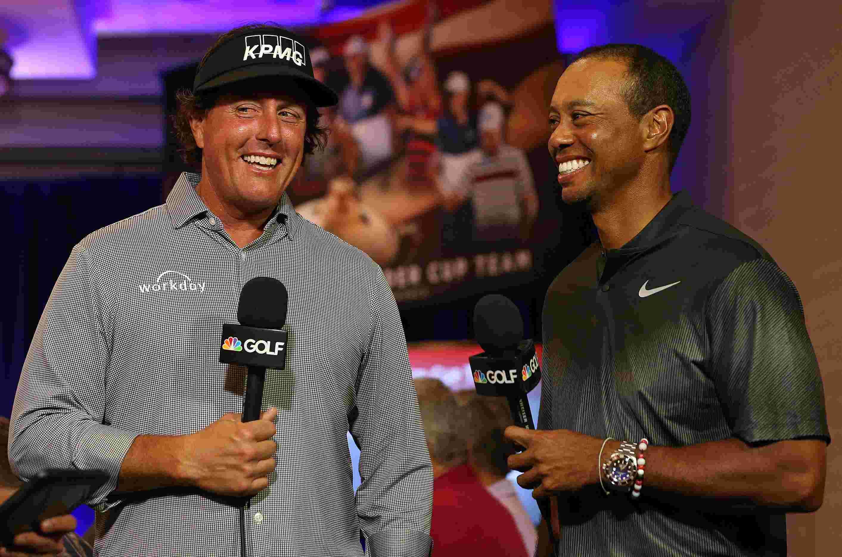 Tiger Woods y Phil Mickelson anuncian su match en Las Vegas