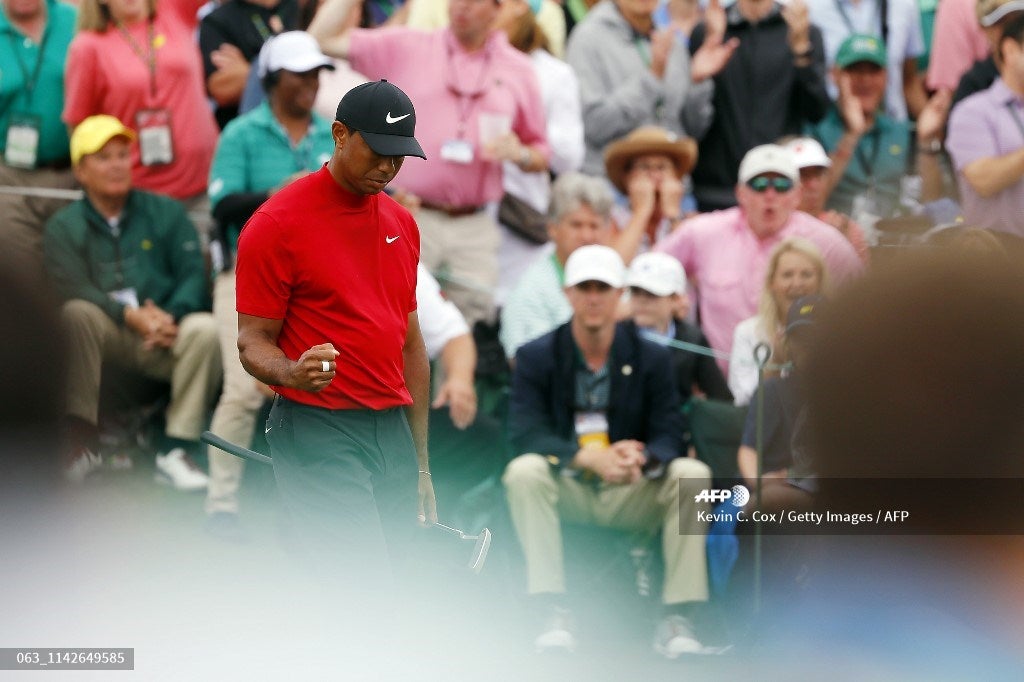 Catorce años pasaron para volver a ver a Tiger Woods ganando en Augusta
