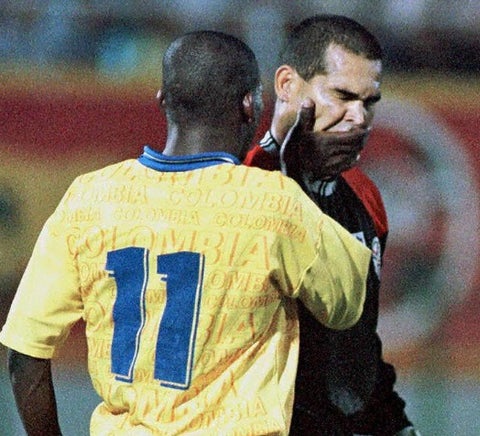 Tino Asprilla y Chilavert