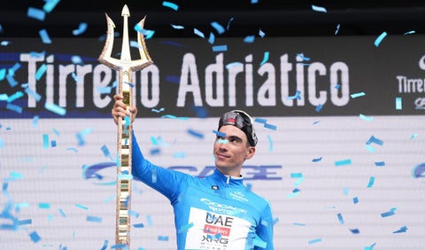 Tirreno Adriático 2025: clasificación general tras la etapa 7