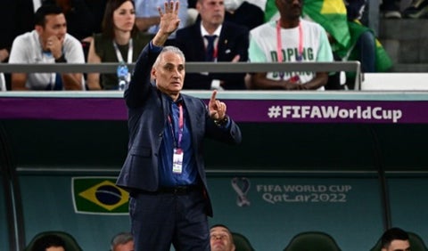 Tite, Mundial de Qatar con la Selección de Brasil