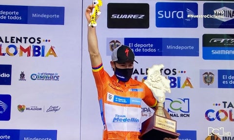 Tito Hernández, campeón de la Vuelta a Colombia