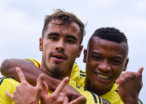 Tomás Ángel, con la selección Colombia sub 20
