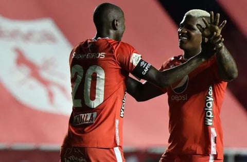 Adrián Ramos y Malon Torres, jugadores del América de Cali