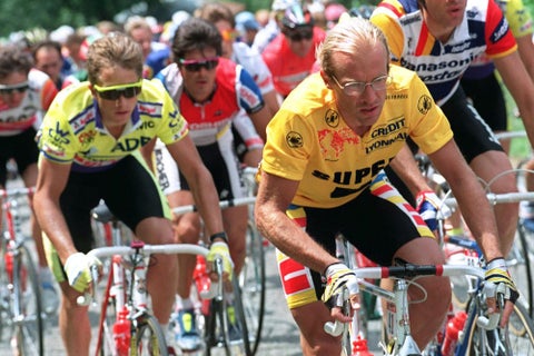 Greg Lemond y Fignon disputan el Tour de Francia de 1989