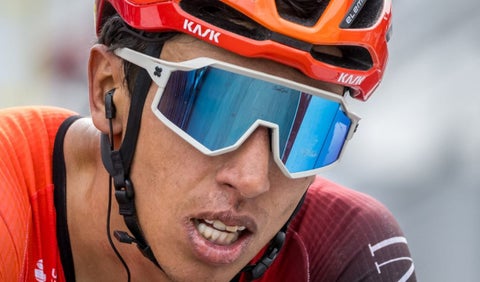 Egan Bernal, Jonas Vingegaard y Tadej Pogacar