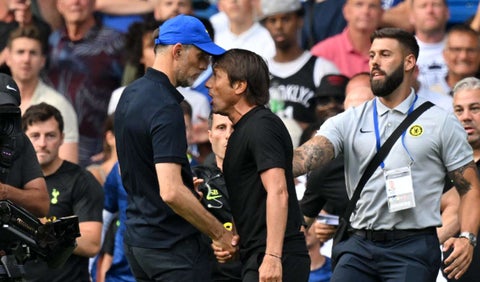 Thomas Tuchel y Antonio Conte