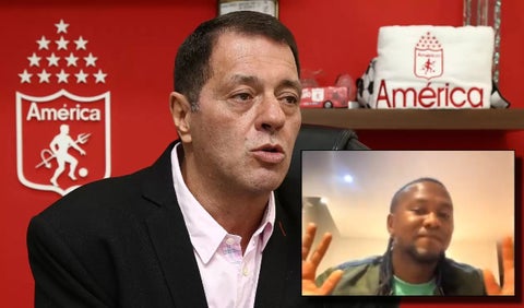 Hugo Rodallega le manda vainazo a Tulio Gómez y a la directiva del América