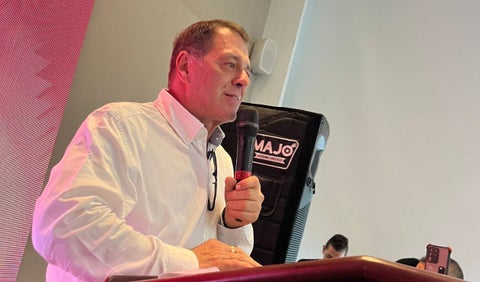 Tulio Gómez y el papá de Luis Díaz