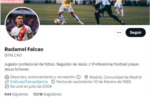 Twitter de Falcao