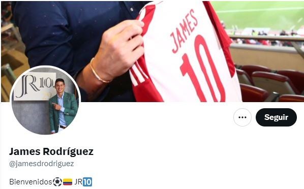 Twitter de James Rodríguez
