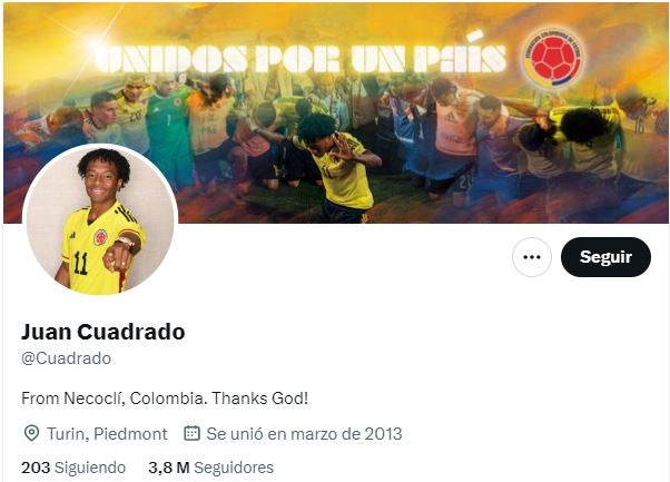 Twitter de Cuadrado