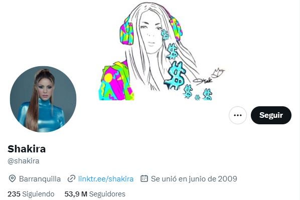 Twitter de Shakira