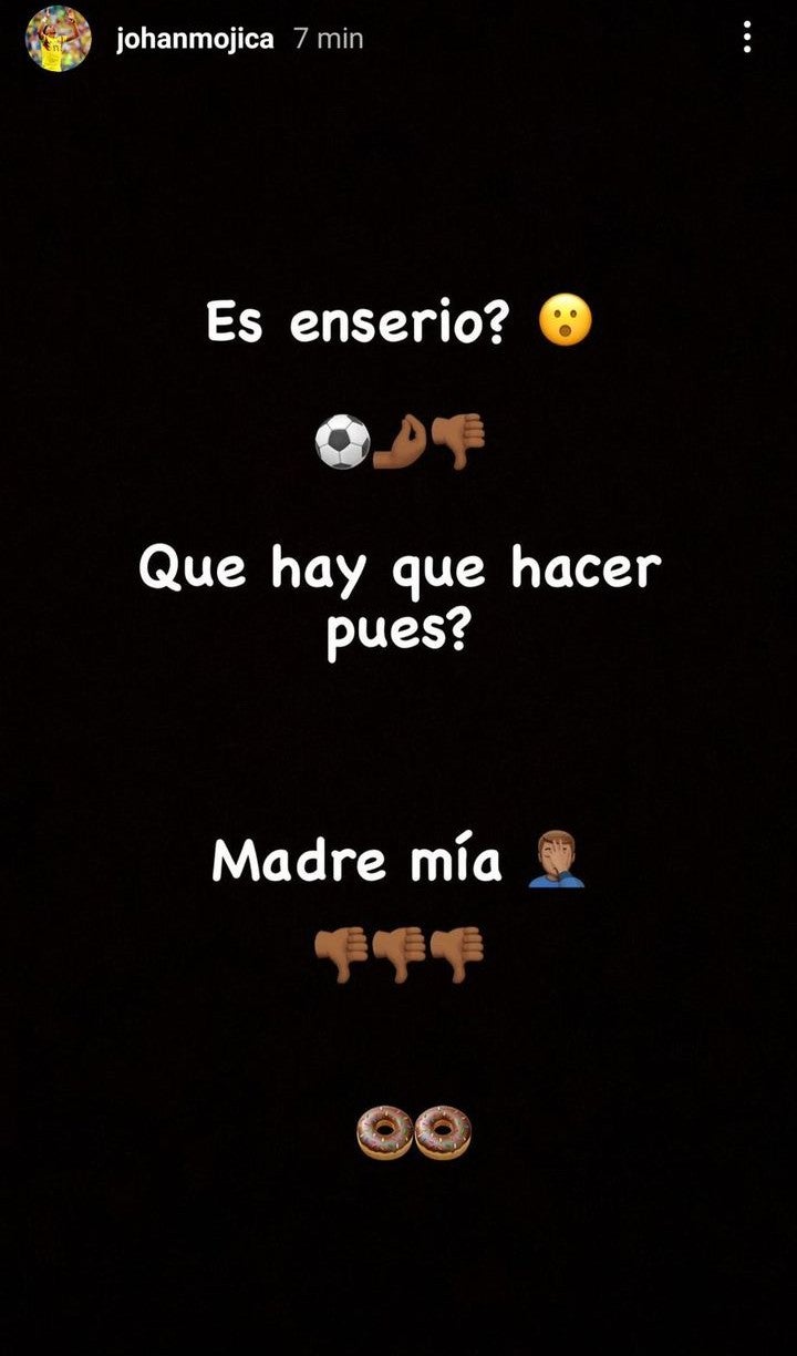 Johan Mojica Twitter