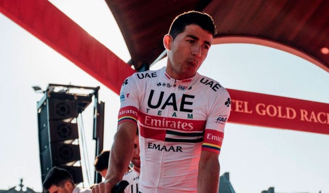 Sergio Luis Henao, del UAE, el mejor colombiano en la Flecha Valona